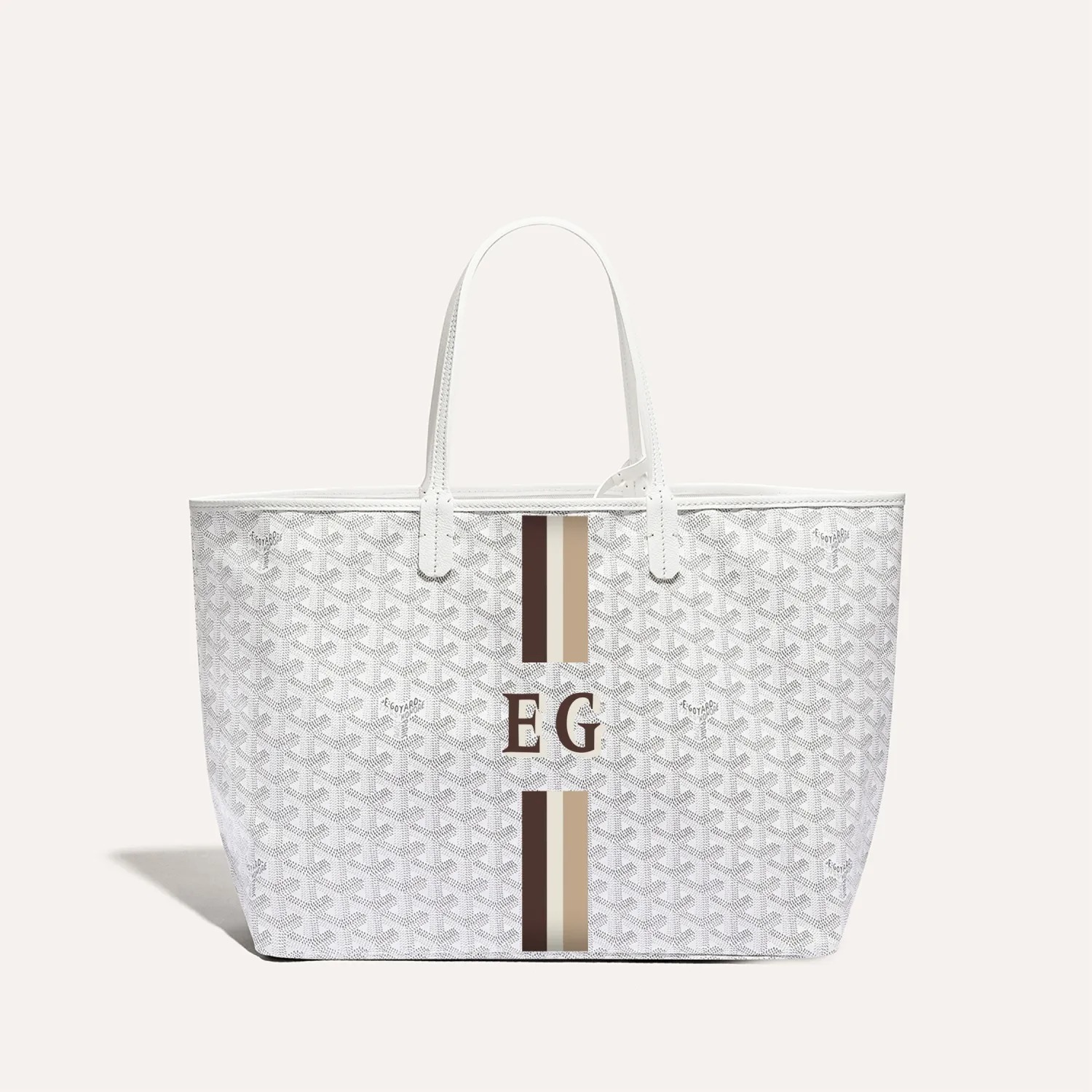 Goyard Saint Louis PM Bag Stripes and Lnitials - Image 2